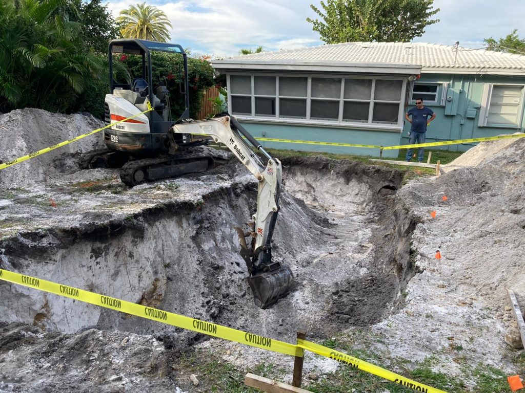 Pool excavation, pool Builders, new pool, pool contractors, south florida pools,